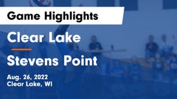 Clear Lake  vs Stevens Point  Game Highlights - Aug. 26, 2022