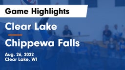 Clear Lake  vs Chippewa Falls  Game Highlights - Aug. 26, 2022