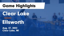 Clear Lake  vs Ellsworth  Game Highlights - Aug. 27, 2022