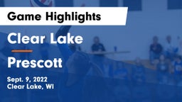 Clear Lake  vs Prescott  Game Highlights - Sept. 9, 2022