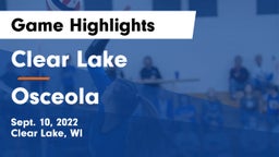 Clear Lake  vs Osceola  Game Highlights - Sept. 10, 2022