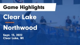 Clear Lake  vs Northwood Game Highlights - Sept. 15, 2022