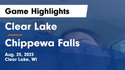 Clear Lake  vs Chippewa Falls  Game Highlights - Aug. 25, 2023