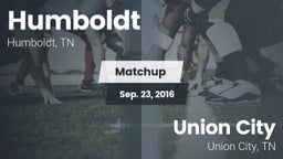 Matchup: Humboldt vs. Union City  2016