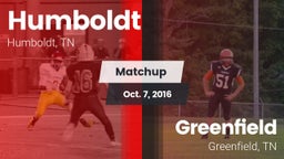 Matchup: Humboldt vs. Greenfield  2016