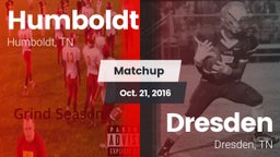 Matchup: Humboldt vs. Dresden  2016