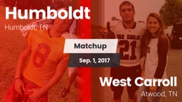 Matchup: Humboldt vs. West Carroll  2017