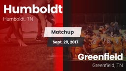 Matchup: Humboldt vs. Greenfield  2017