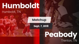Matchup: Humboldt vs. Peabody  2018