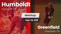Matchup: Humboldt vs. Greenfield  2018