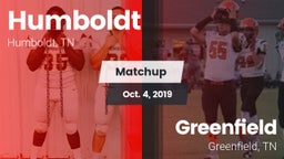Matchup: Humboldt vs. Greenfield  2019