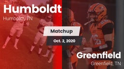 Matchup: Humboldt vs. Greenfield  2020