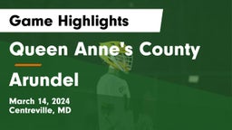 Queen Anne's County  vs Arundel  Game Highlights - March 14, 2024