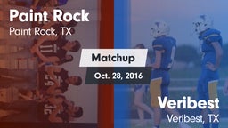 Matchup: Paint Rock vs. Veribest  2016