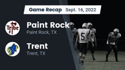 Recap: Paint Rock  vs. Trent  2022