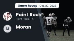 Recap: Paint Rock  vs. Moran  2022