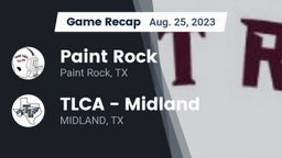 Recap: Paint Rock  vs. TLCA - Midland 2023
