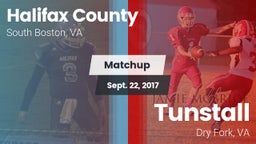 Matchup: Halifax County vs. Tunstall  2017