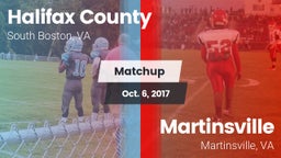 Matchup: Halifax County vs. Martinsville  2017
