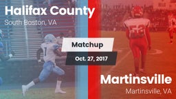 Matchup: Halifax County vs. Martinsville  2017