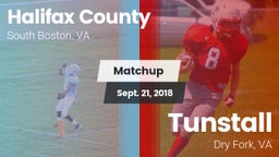 Matchup: Halifax County vs. Tunstall  2018