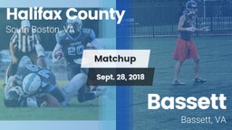 Matchup: Halifax County vs. Bassett  2018