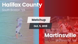 Matchup: Halifax County vs. Martinsville  2018