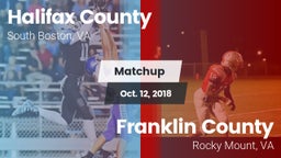 Matchup: Halifax County vs. Franklin County  2018