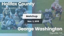 Matchup: Halifax County vs. George Washington  2018