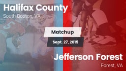 Matchup: Halifax County vs. Jefferson Forest  2019
