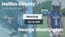 Matchup: Halifax County vs. George Washington  2019