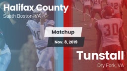 Matchup: Halifax County vs. Tunstall  2019