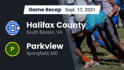 Recap: Halifax County  vs. Parkview  2021