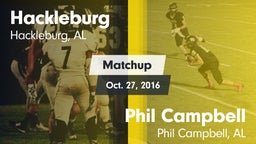 Matchup: Hackleburg vs. Phil Campbell  2016