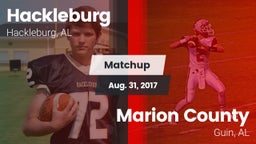 Matchup: Hackleburg vs. Marion County  2017