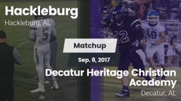 Matchup: Hackleburg vs. Decatur Heritage Christian Academy  2017