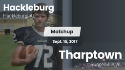 Matchup: Hackleburg vs. Tharptown  2017