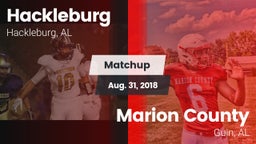 Matchup: Hackleburg vs. Marion County  2018