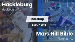 Matchup: Hackleburg vs. Mars Hill Bible  2018