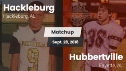Matchup: Hackleburg vs. Hubbertville  2018