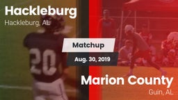 Matchup: Hackleburg vs. Marion County  2019