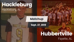 Matchup: Hackleburg vs. Hubbertville  2019