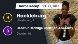 Recap: Hackleburg  vs. Decatur Heritage Christian Academy  2020