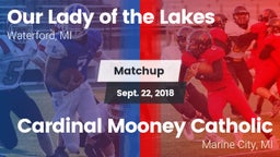 Matchup: Our Lady of the Lake vs. Cardinal Mooney Catholic  2018