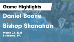 Daniel Boone  vs Bishop Shanahan  Game Highlights - March 22, 2023