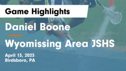 Daniel Boone  vs Wyomissing Area JSHS Game Highlights - April 13, 2023