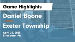 Daniel Boone  vs Exeter Township  Game Highlights - April 25, 2023
