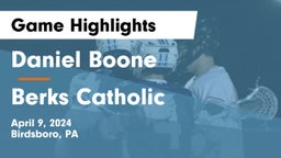 Daniel Boone  vs Berks Catholic  Game Highlights - April 9, 2024