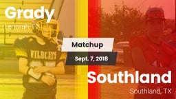 Matchup: Grady vs. Southland  2018