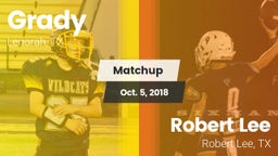 Matchup: Grady vs. Robert Lee  2018